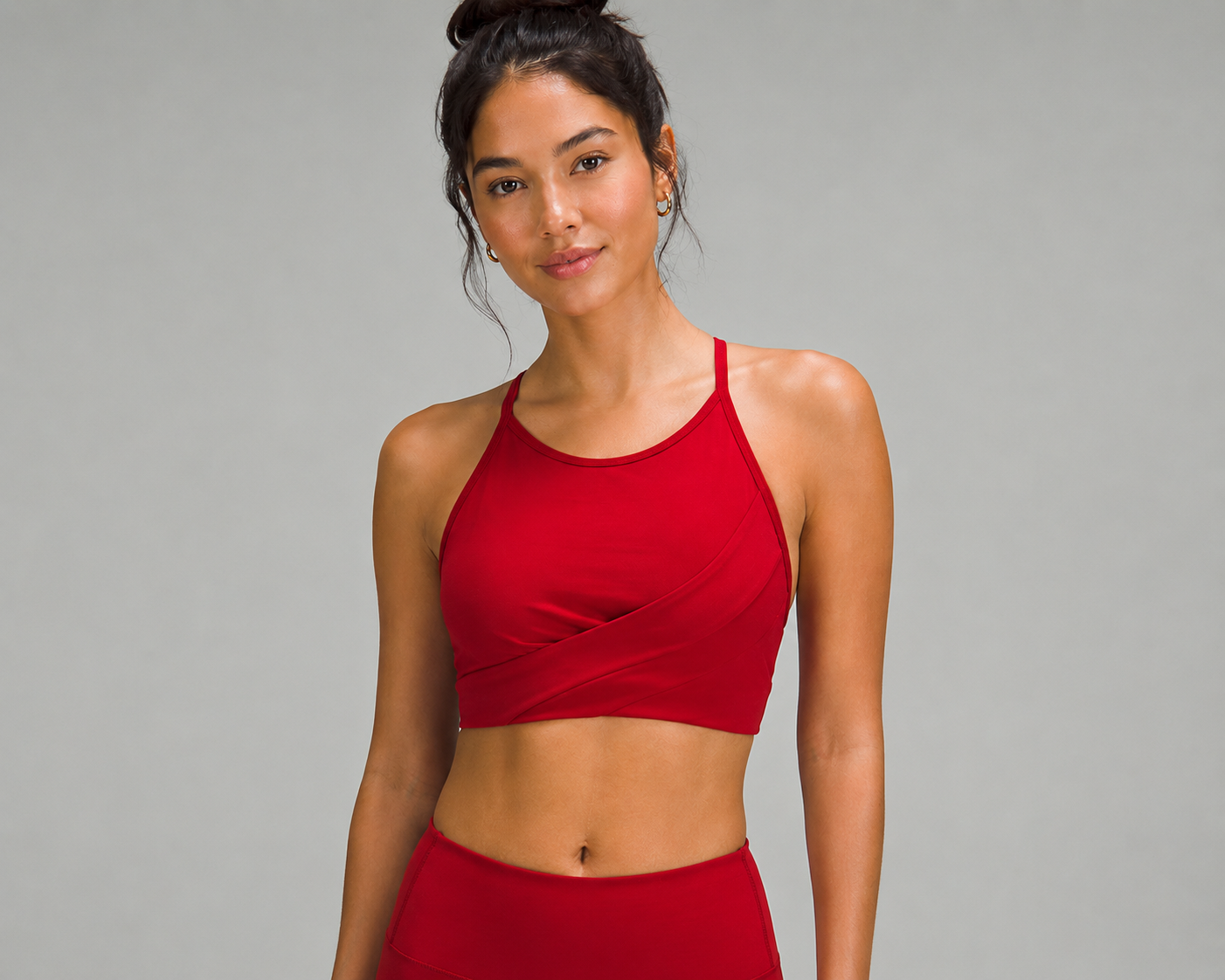 Lululemon Flow Y Wrap-Front High-Neck Bra