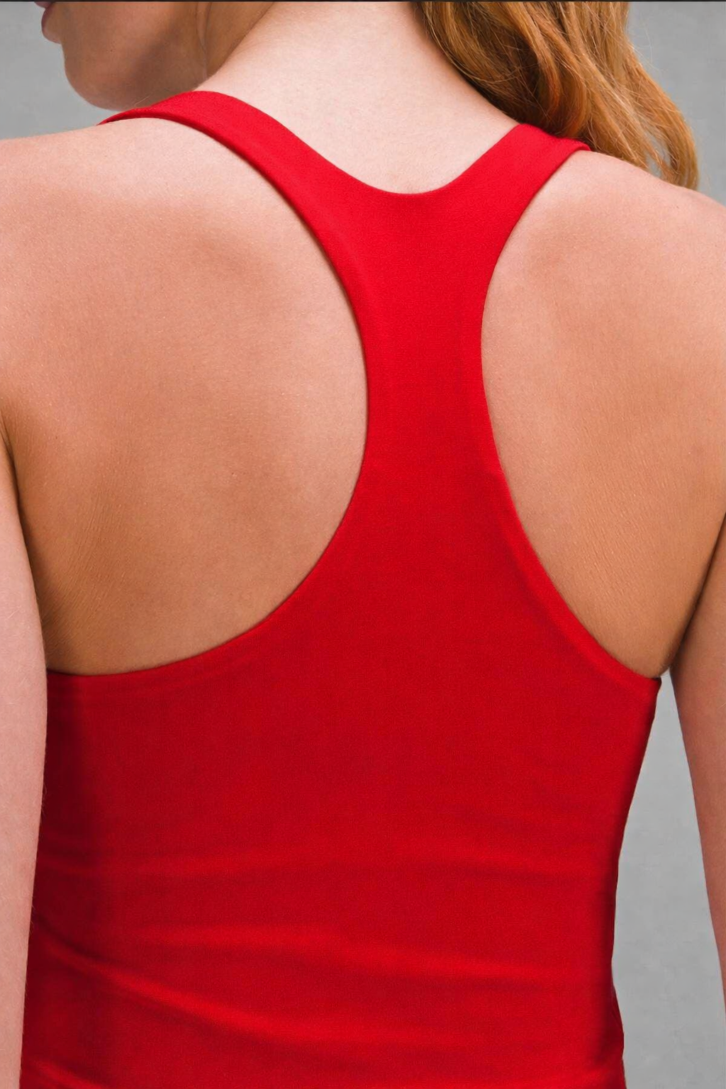 Lululemon Lightweight Tennis Tank Red Size 8/M Built-In Bra LW1FB0S