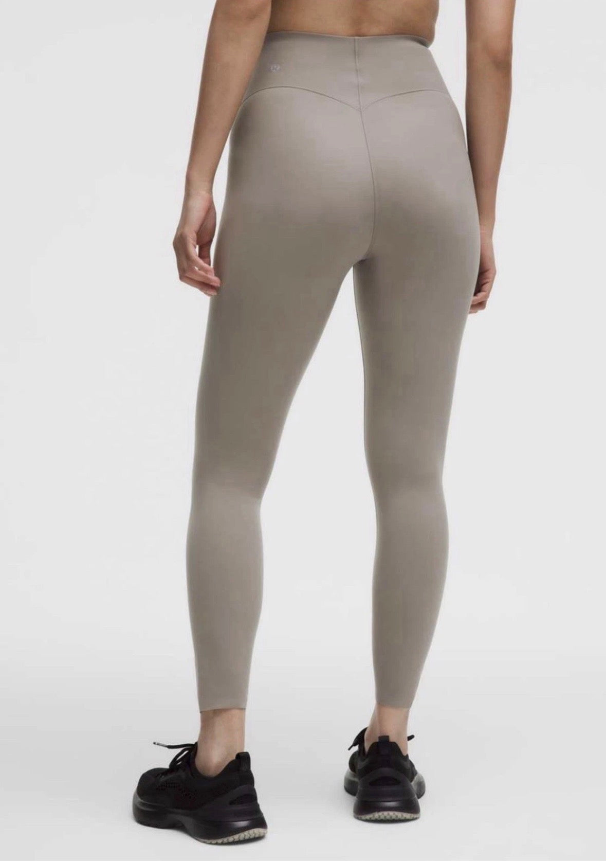 Lululemon Glow Up SHR Tight 25” Taupe Sage Ultralu SCULPT Sz 8/M