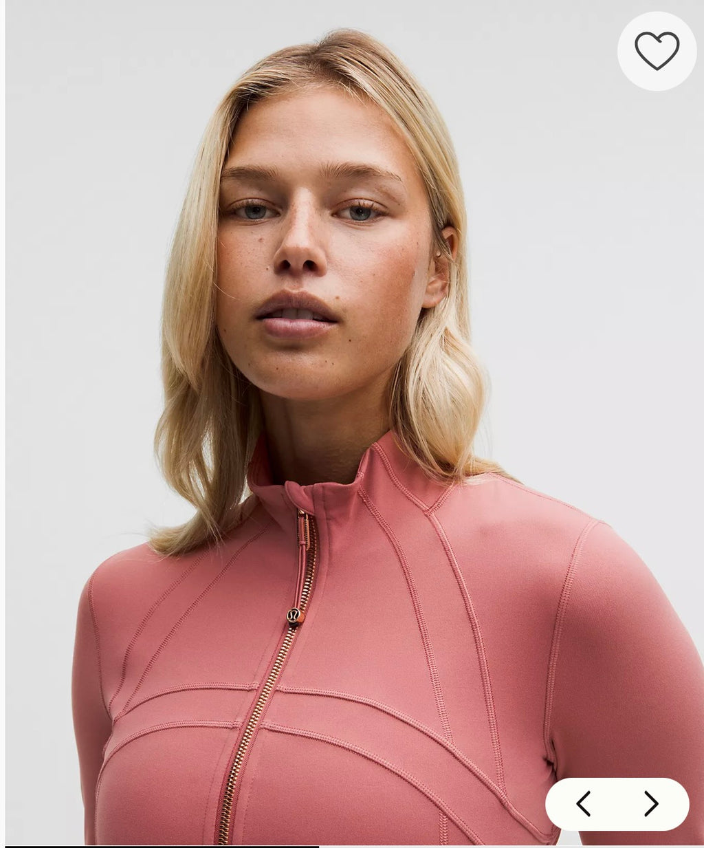 Lululemon Define Jacket Size 6 Dusk/Rose Gold/Rose Gold