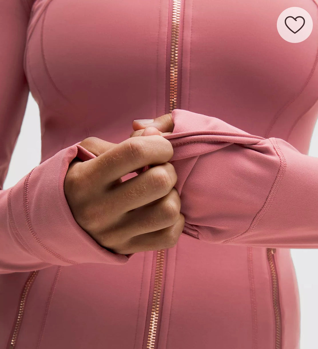 Lululemon Define Jacket Size 6 Dusk/Rose Gold/Rose Gold