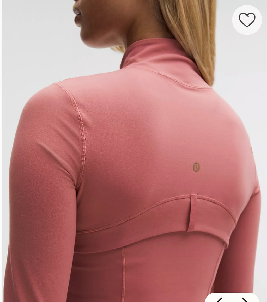 Lululemon Define Jacket Size 6 Dusk/Rose Gold/Rose Gold