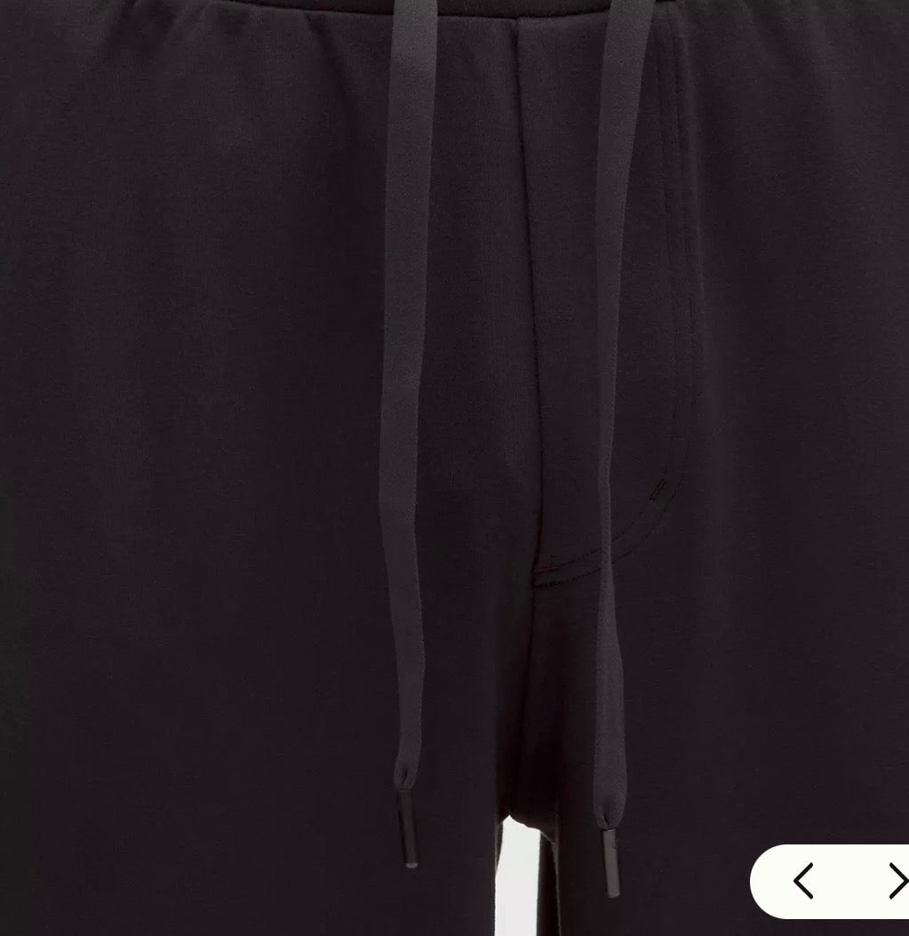 Lululemon Heavy Soft Jersey Jogger Black Relaxed Fit Mens L