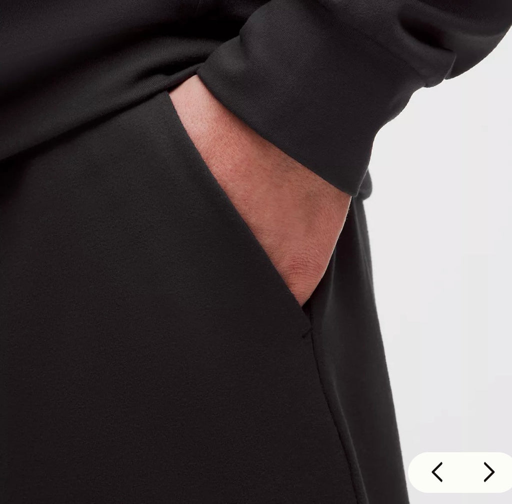 Lululemon Heavy Soft Jersey Jogger Black Relaxed Fit Mens L