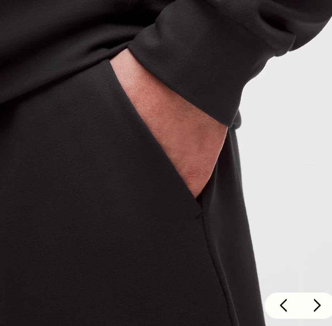 Lululemon Heavy Soft Jersey Jogger Black Relaxed Fit Mens L
