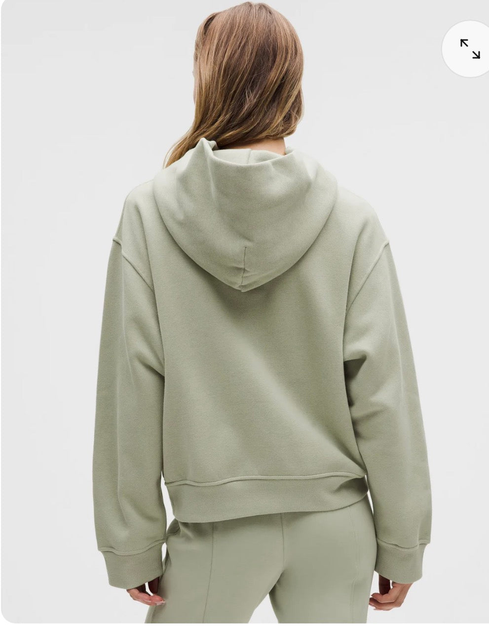 Lululemon Steady State Oversized Hoodie STLB Blue Size S Soft Funnel Neck 1LW3KCRS