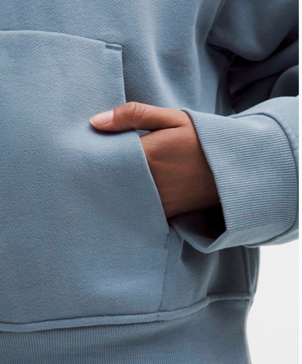 Lululemon Steady State Oversized Hoodie STLB Blue Size S Soft Funnel Neck 1LW3KCRS