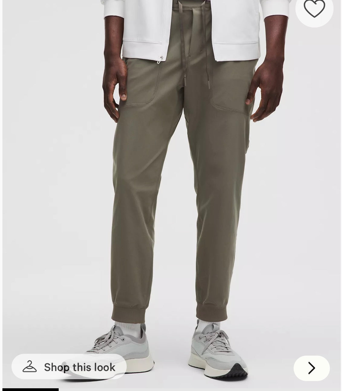 Lululemon ABC Regular Jogger Warpstreme Men’s L WSHG Green Khaki LM5BKOS
