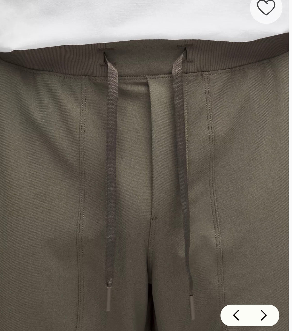 Lululemon ABC Regular Jogger Warpstreme Men’s L WSHG Green Khaki LM5BKOS