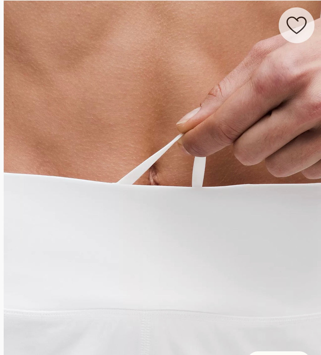 Lululemon Speed Up Low Rise Short 2.5” *Lined in White