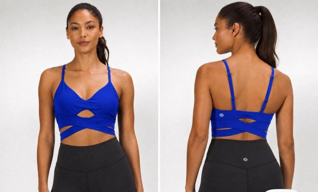 Lululemon V-Neck Crossover Underband Bra