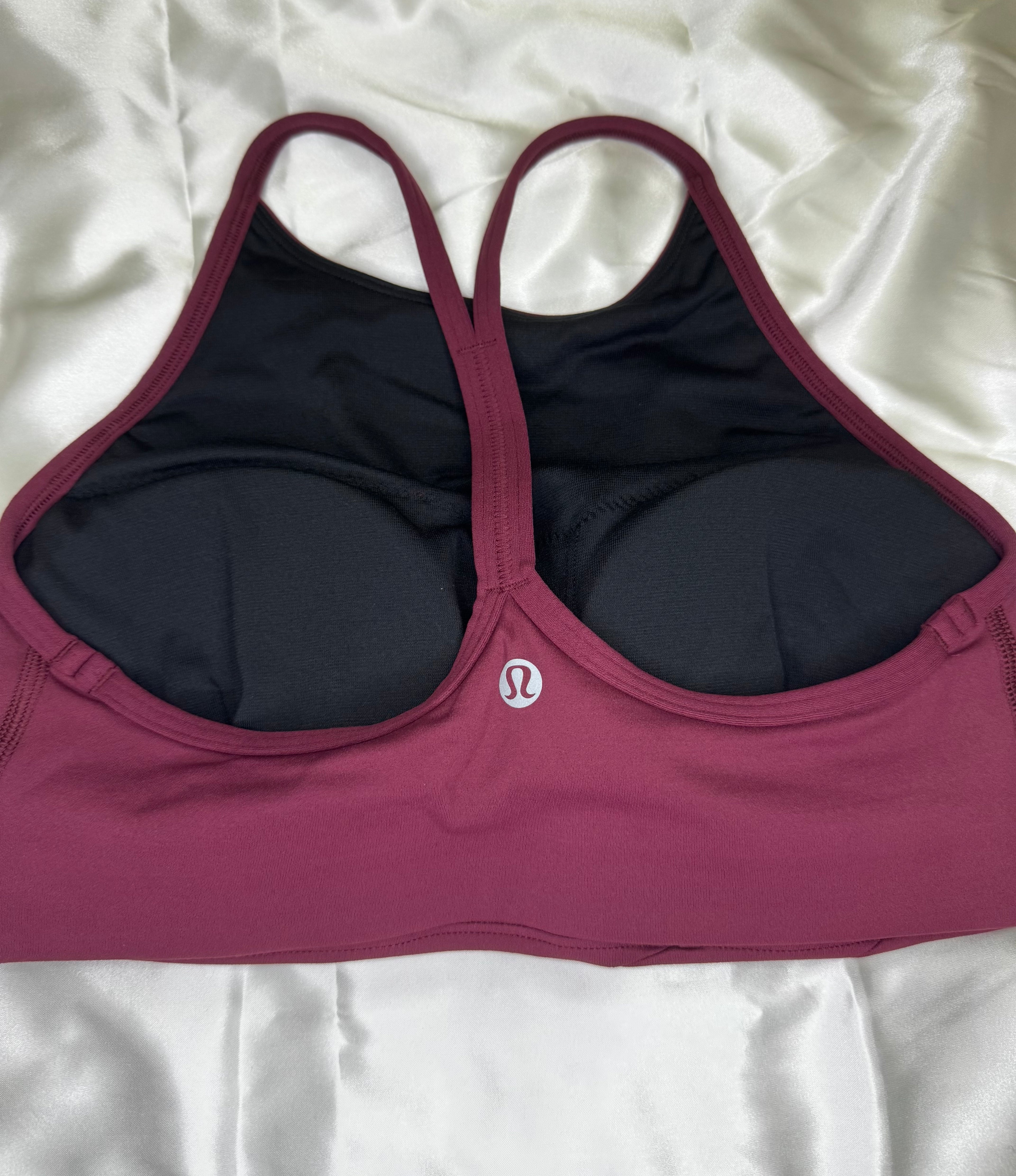 Lululemon Flow Y Wrap-Front High-Neck Bra