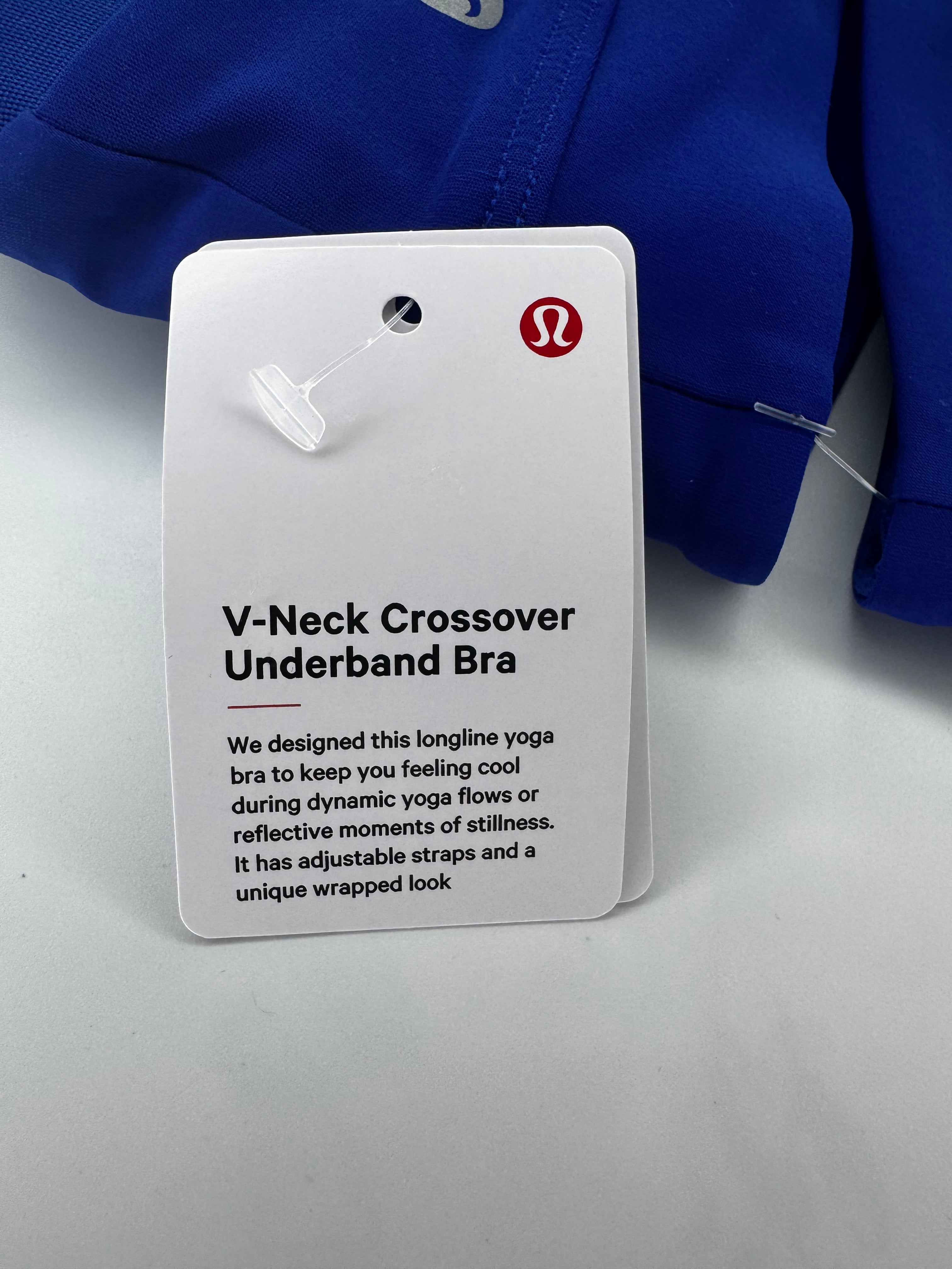Lululemon V-Neck Crossover Underband Bra